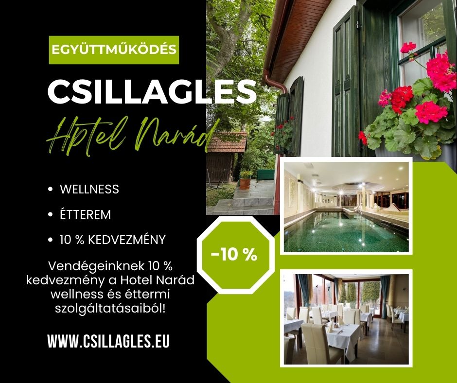 Csillagles szolgáltatások- Wellness kedvezmény